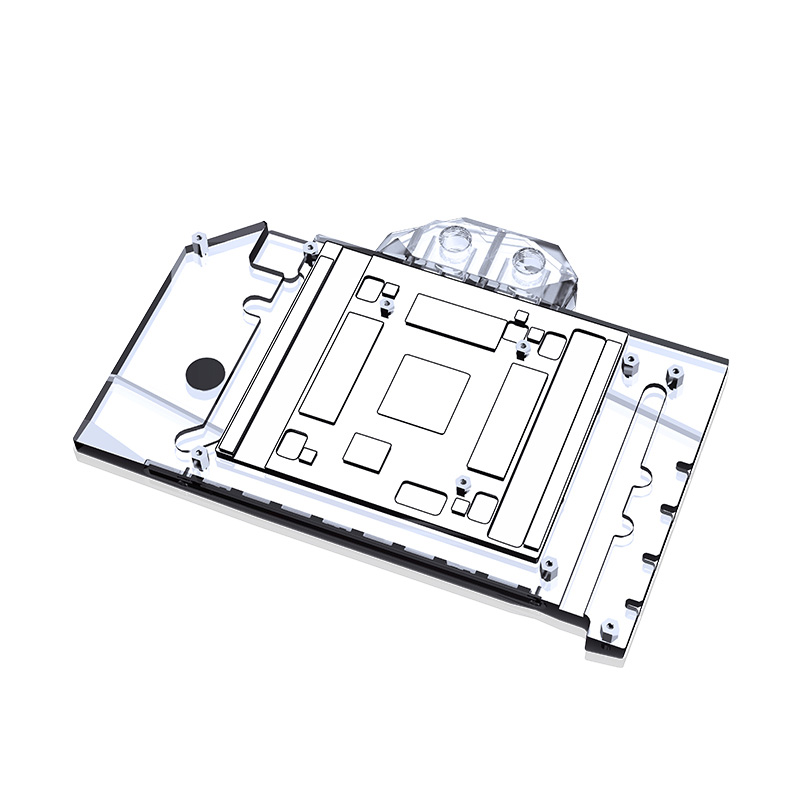 Rtx 4090 Water Block Full Cover - Bloc d'eau pour GPU Bykski pour