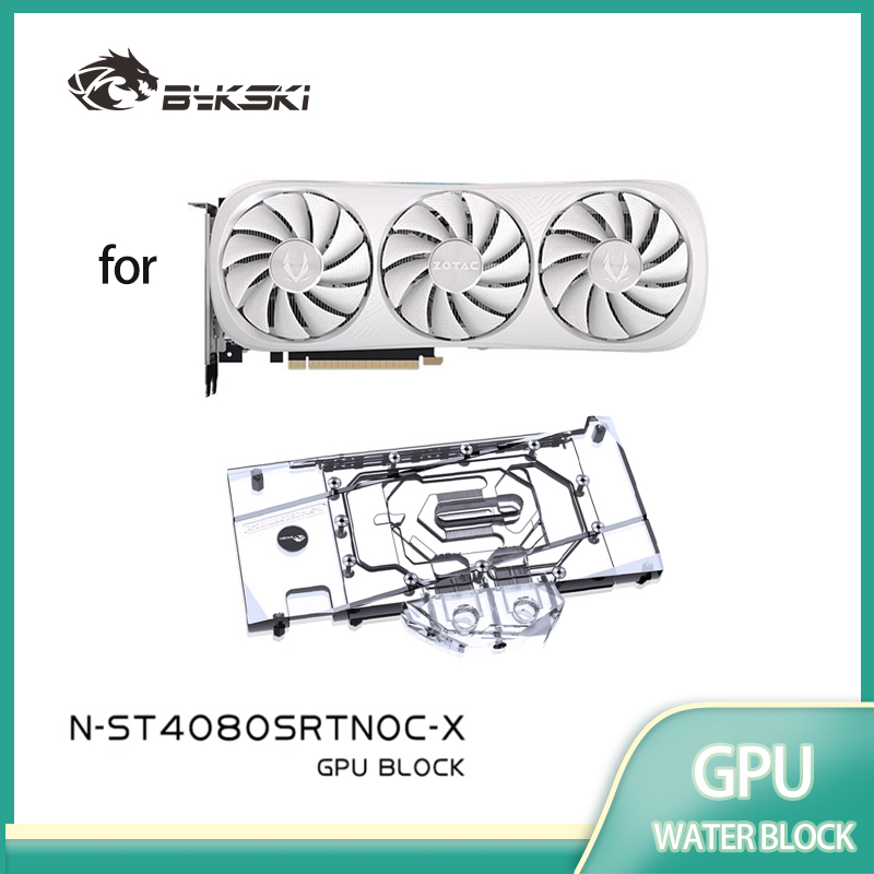 Rtx 4080 Water Cooling Block - Bloc GPU Bykski pour carte vidéo